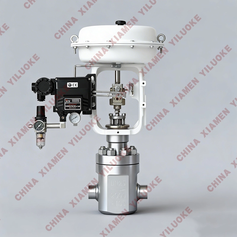 Pneumatic High‑Pressure Control Valve Pneumatic High‑Pressure Control Valve with Welded Ends